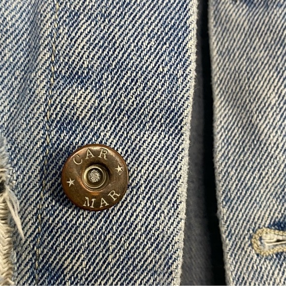CARMAR Distressed Cropped Denim Jacket - Picture 9 of 9